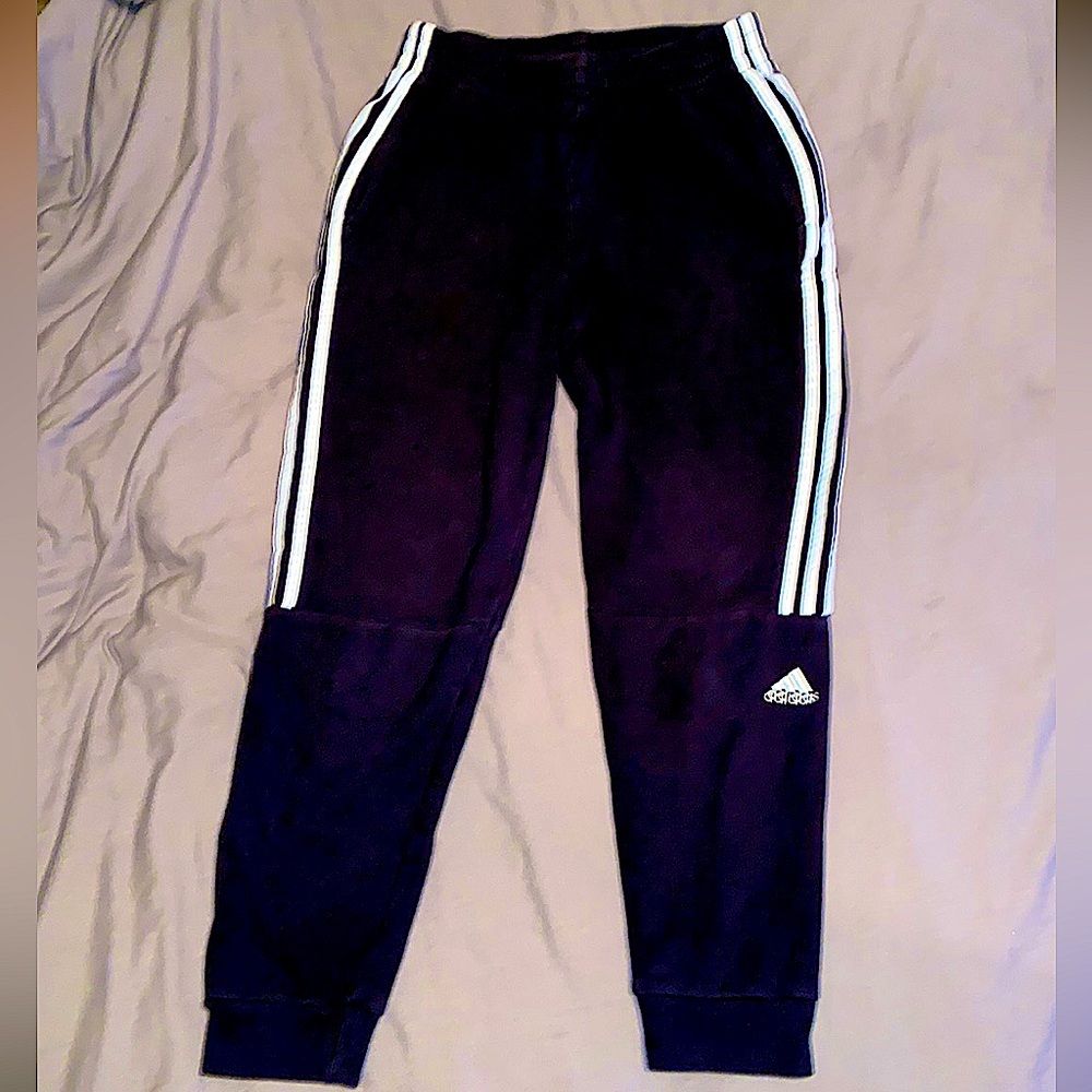 Adidas Joggers Half stripe Boys Large 14/16